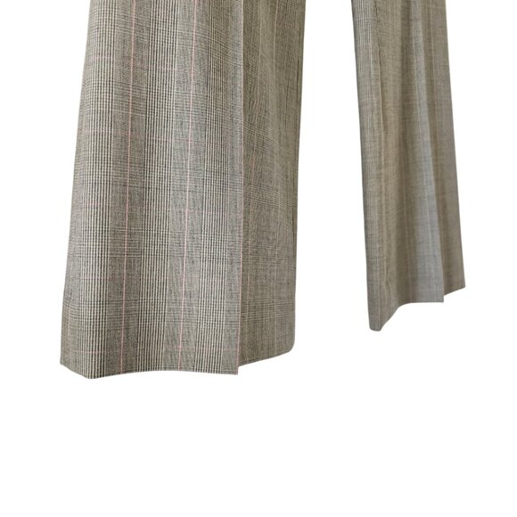 Petite Sophisticate Fully Lined Glen Plaid Dress Slacks | EUC | 2P | Gray Pink - Picture 13 of 15